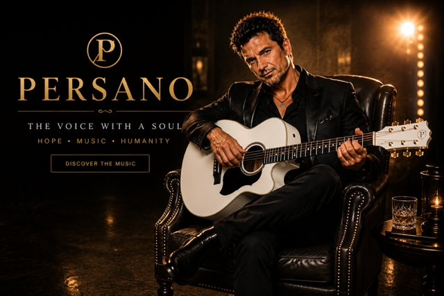 Persano The Voice with a Soul Artist Dirk Persch