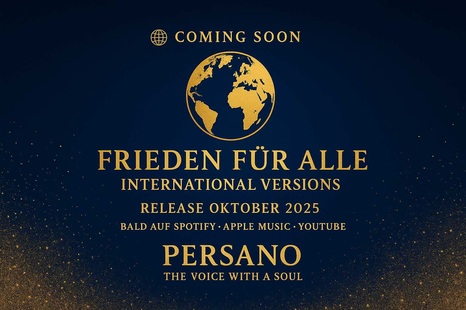 FRIEDEN FÜR ALLE – International Versions Coming Soon