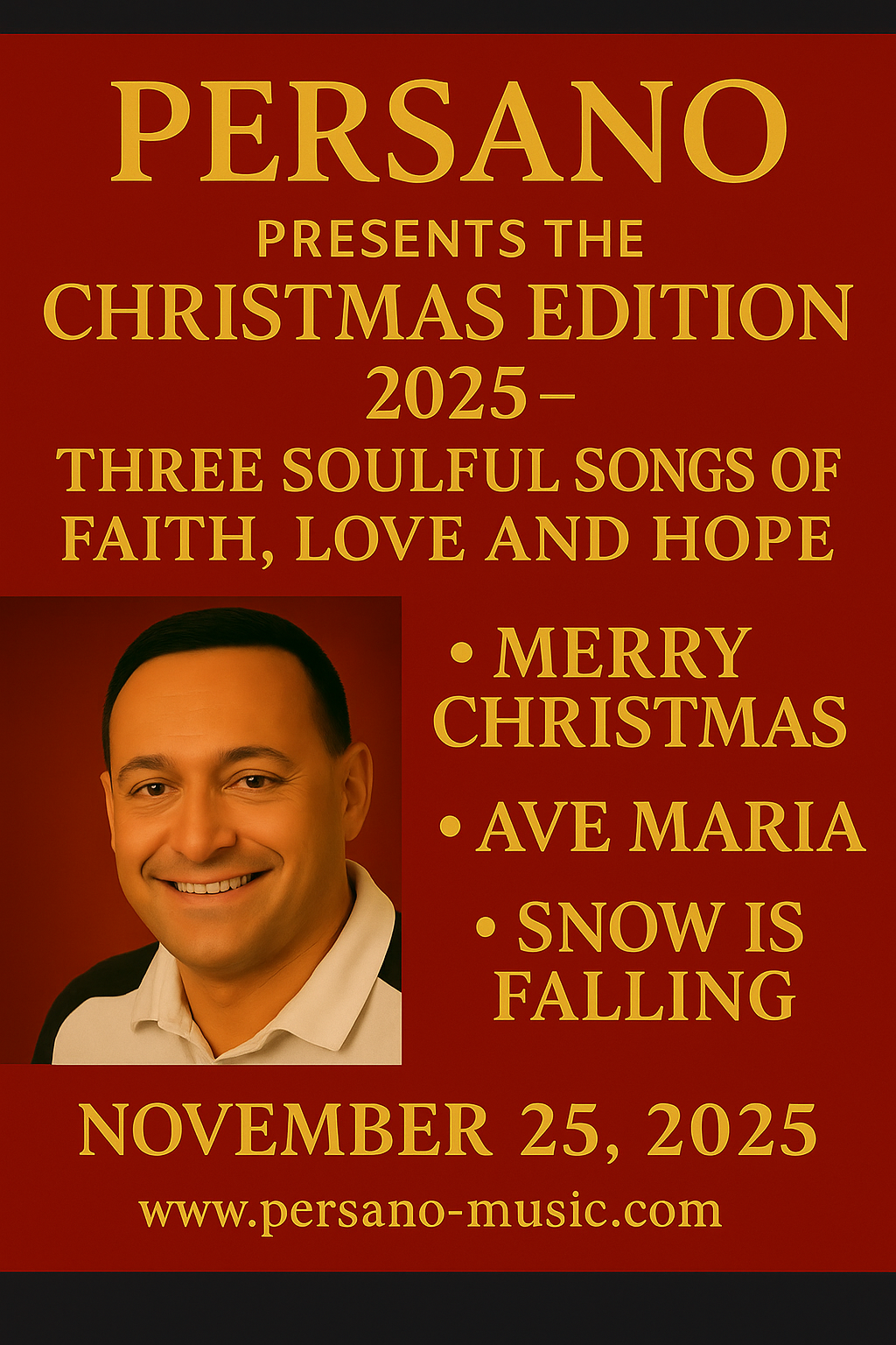 Persano giving food Christmas 2025