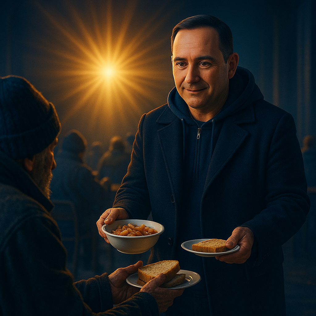 Persano serving food Christmas 2025