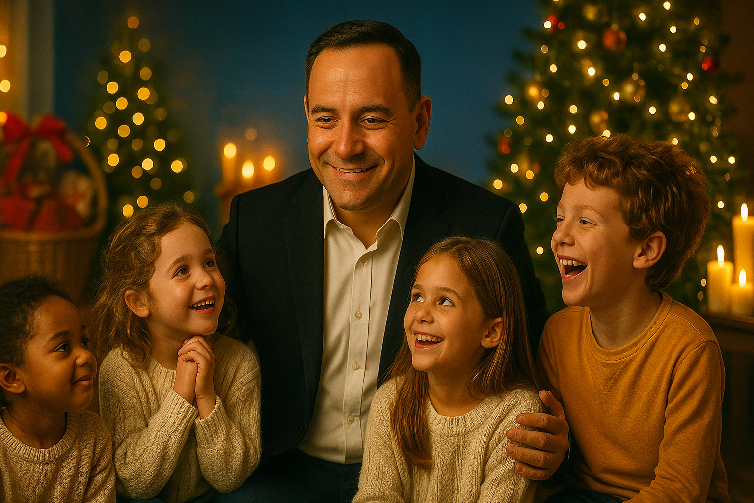 Persano with children Christmas 2025
