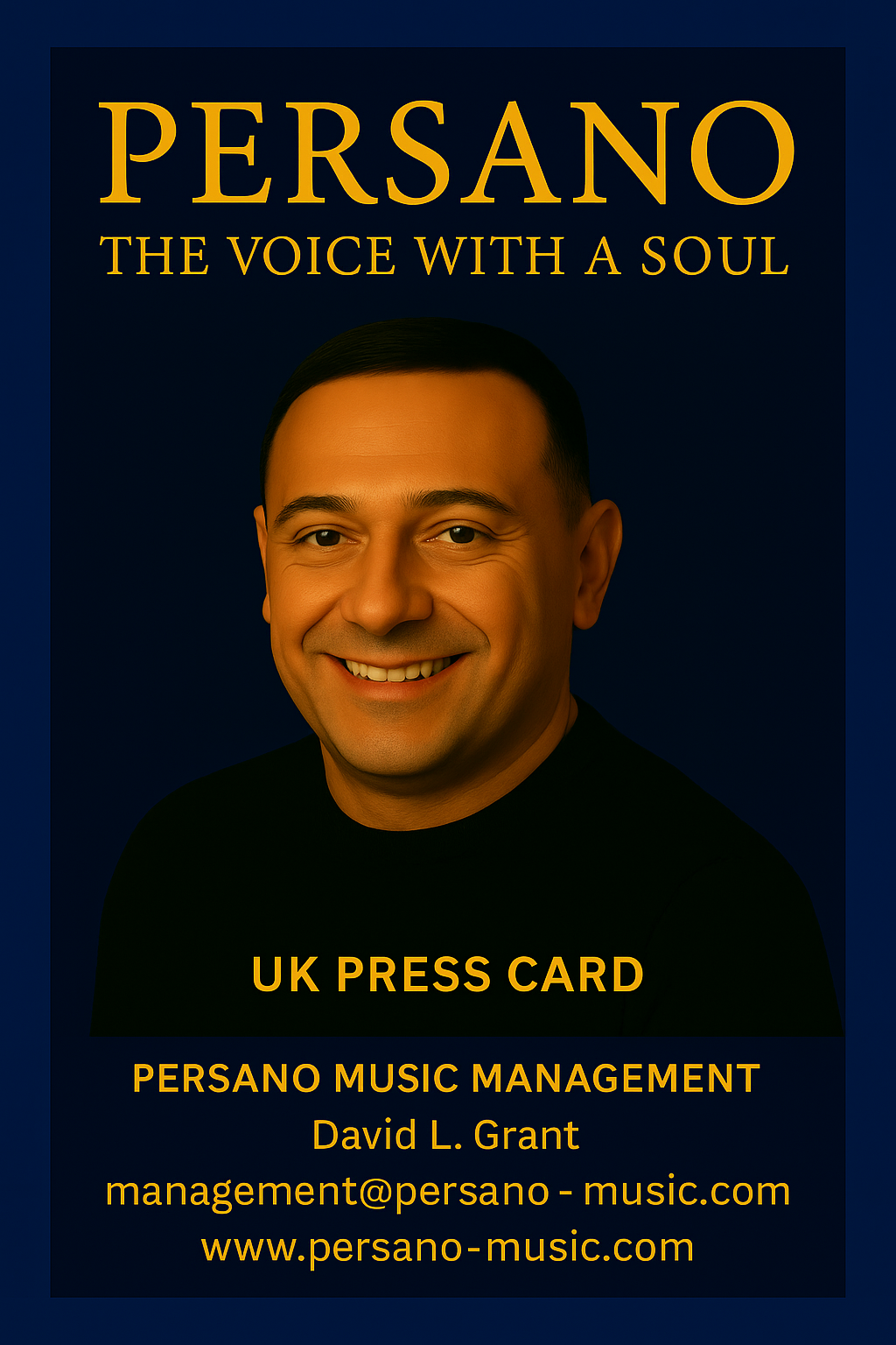 Persano UK Press Card