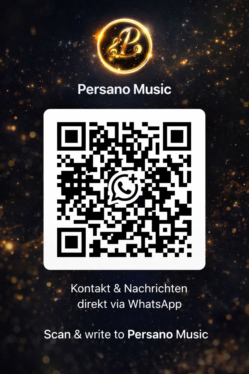Persano Music – WhatsApp contact QR code